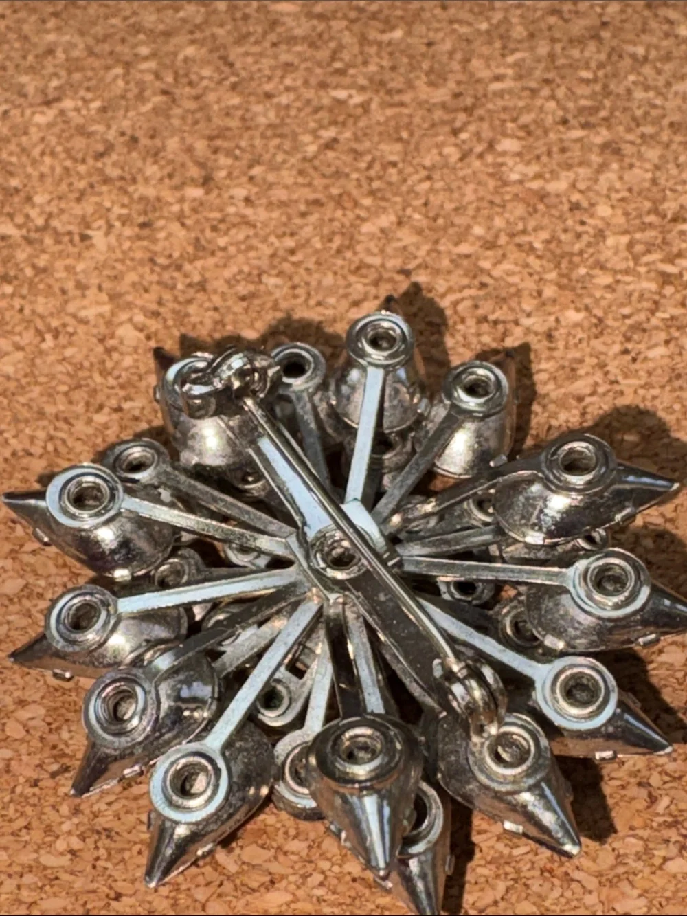 Dazzling Blue Crystal Floral Brooch - Women Jewelry